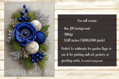 Hanukkah Garden Flag, Elegant Hanukkah Style Garden Flag d92 Product Image 2