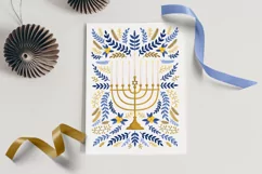 Hanukkah Symbols Vector Clipart | Jewish Holiday Sublimation Product Image 3