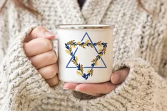 Hanukkah Symbols Vector Clipart | Jewish Holiday Sublimation Product Image 6