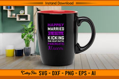 Happily Married Pancreatic Cancer SVG Design File Product Image 3
