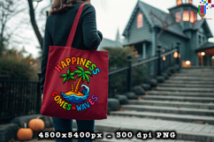 Happiness Comes In Waves Summer PNG File