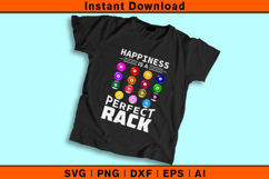 Happiness Is a Perfect Rack SVG | Funny Billiards Cut File Product Image 2