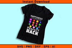 Happiness Is a Perfect Rack SVG | Funny Billiards Cut File Product Image 3
