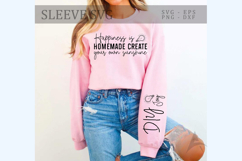 Happiness is homemade create your own sunshine Sleeve SVG Product Image 3