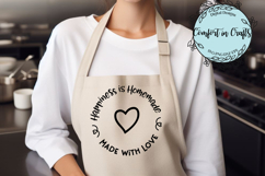 Happiness is Homemade-Made with Love SVG &amp; Sublimation Product Image 3