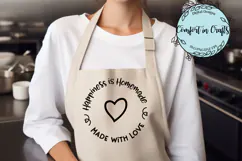 Happiness is Homemade-Made with Love SVG & Sublimation Product Image 3