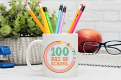Happy 100 Day Of School SVG, School SVG Design Product Image 2