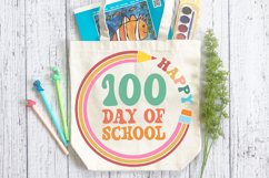 Happy 100 Day Of School SVG, School SVG Design Product Image 3
