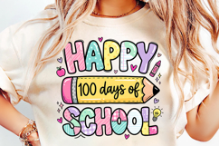 100 days of school, teacher png, school teacher shirt, teacher sublimation, classroom design, school celebration png, teacher life png, school t shirt png, educator gift png, teacher shirt design
