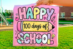 100 days of school, teacher png, school teacher shirt, teacher sublimation, classroom design, school celebration png, teacher life png, school t shirt png, educator gift png, teacher shirt design