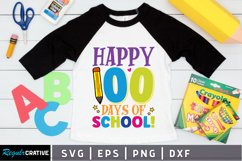 Happy 100 days of school SVG, School SVG Design Product Image 1