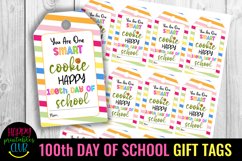HAPPY 100th DAY OF SCHOOL GIFT TAGS-  100 DAYS OF SCHOOL TAGS FOR TEACHERS