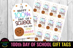 HAPPY 100th DAY OF SCHOOL GIFT TAGS-  100 DAYS OF SCHOOL TAGS FOR TEACHERS