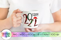 Happy 2022 Sublimation | Happy New Year | New Year Print Product Image 1