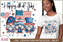 Happy 4th of July patriotic Gnomes sublimation, Stars, Flag Product Image 2