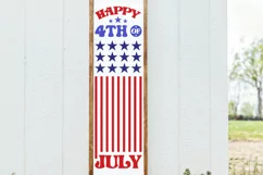 Happy 4th of July Porch Sign SVG,Celebration SVG,Cricut SVG Product Image 5