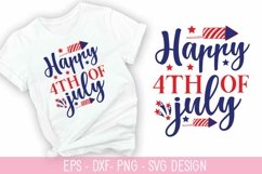 Happy 4th of july SVG - 4th of July SVG Design Product Image 1