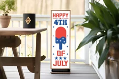 Happy 4th of july Porch Sign SVG Product Image 3