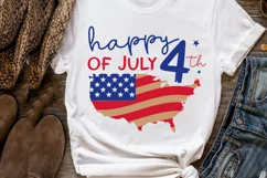 Happy 4th of July SVG , Red White And Blue SVG , USA SVG Product Image 3