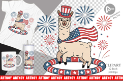 Happy 4th of July Clipart Product Image 1