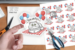 Happy 4th of July Sticker Product Image 1