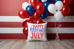 Happy 4th of July SVG,Red White and Blue SVG Design Product Image 3
