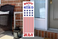 Happy 4th of July Porch Sign SVG,Celebration SVG,Cricut SVG Product Image 3