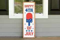 Happy 4th of july Porch Sign SVG Product Image 2