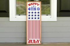 Happy 4th of July Porch Sign SVG,Celebration SVG,Cricut SVG Product Image 2