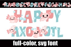 Happy Axolotl Color Font Product Image 1