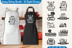 Happy Baking Kitchen| Pot Holder SVG Cut File Product Image 1