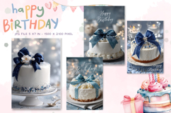 Happy Birthday Card Printable Flower Greeting Gift Card_8 Product Image 1