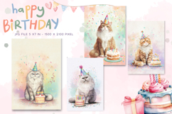 Happy Birthday Card Printable Flower Greeting Gift Card_12 Product Image 1