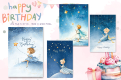 Happy Birthday Card Printable Flower Greeting Gift Card_6 Product Image 1
