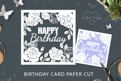 Birthday card svg / birthday card svg template Product Image 1