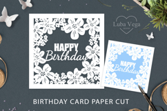 BUNDLE Birthday card svg / birthday card svg template Product Image 7