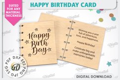 Happy Birthday Cards Laser Cut Bundle. Birthday Gift SVG Product Image 6