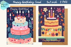 Happy Birthday Card Printable PNG Product Image 1