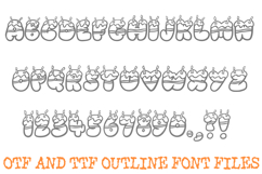 Happy Birthday Font Frosted Cake Lettering ABC OTF Type Product Image 2