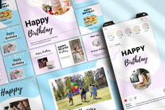 Happy Birthday Instagram Canva Post Template Product Image 5