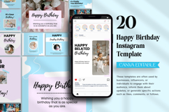 Happy Birthday Instagram Canva Post Template Product Image 9