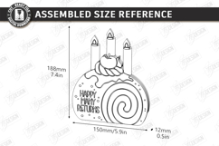 Birthday Money Holder Laser Cut Bundle|Cake Shape|Money Card Product Image 14