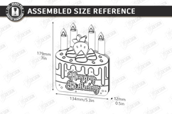 Birthday Money Holder Laser Cut Bundle|Cake Shape|Money Card Product Image 16