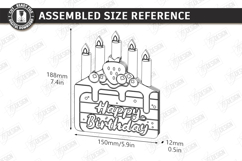 Birthday Money Holder Laser Cut Bundle|Cake Shape|Money Card Product Image 7