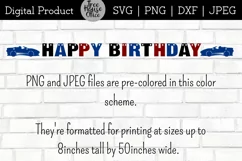 how to use this happy birthday race car banner for an easy printing project