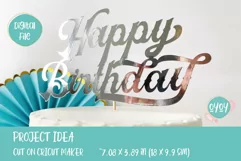 Happy Birthday SVG Cake Topper birthday svg Mens Birthday SVG