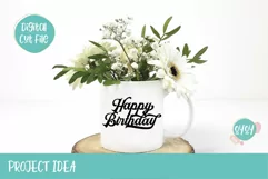Happy Birthday SVG Cake Topper birthday svg Mens Birthday SVG