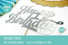 Happy Birthday SVG Cake Topper birthday svg Mens Birthday SVG