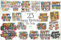 Happy Birthday To You Sublimation Product Image 1