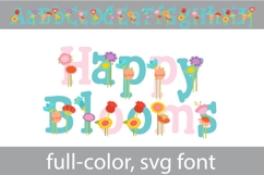 Happy Blooms Color Font Product Image 8